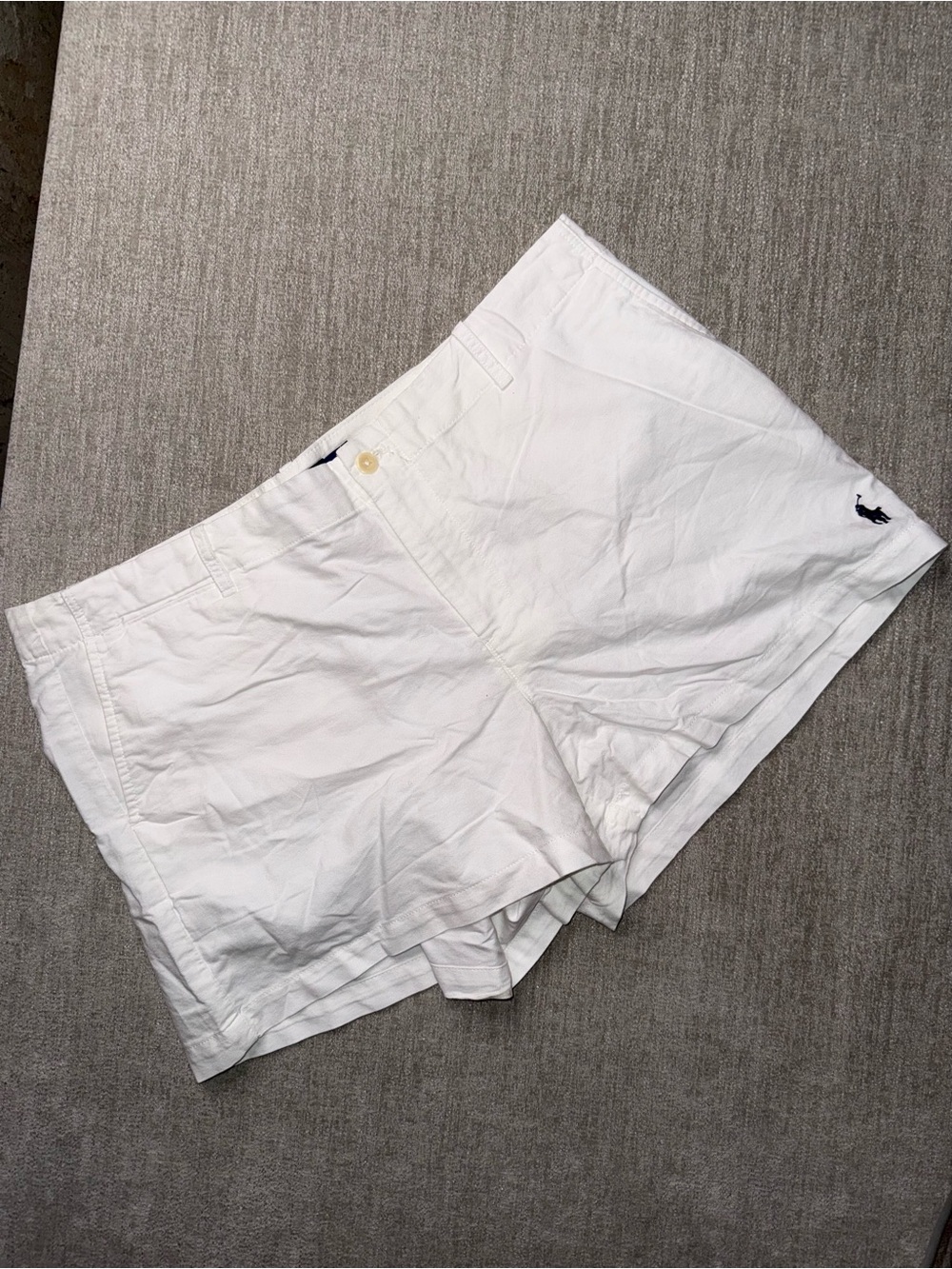Polo Ralph Lauren Women’s Size 14 White Chino Shorts Classic Pony NWOT
